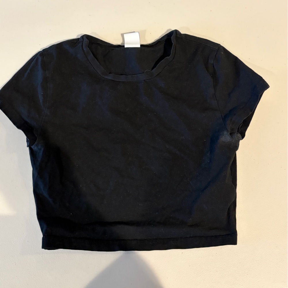 Black Aritzia tna size small black crop top